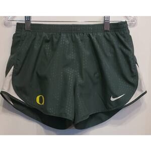 Nike Green Oregon Ducks Dri Fit Running Workout Shorts size small